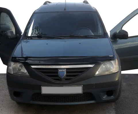 Дефлектор капота (EuroCap) для Renault Logan I 2005-2008 рр — Renault Logan I 2005-2008 гг. DianaParts