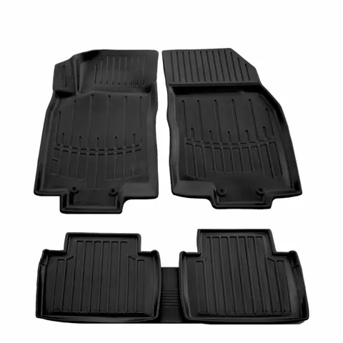 Килимки Stingray 3D (5 шт, поліуретан) для Nissan X-trail T32/Rogue 2014-2021 рр — Nissan X-trail T32/Rogue 2014-2021 гг. DianaParts