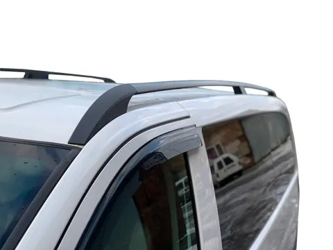 Рейлінги чорні Elite (пласт. ніжки.) Коротка база (SHORT) для Mercedes Vito W639 2004-2014 рр — Mercedes Vito W639 2004-2014 гг. DianaParts