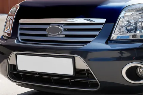 Накладка на кромку капота Полірована нержавіюча сталь для Ford Connect 2010-2013 рр — Ford Connect 2010-2013 гг. DianaParts