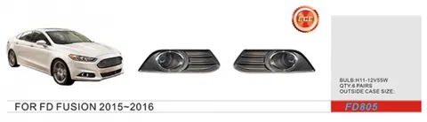 Противотуманки (2012-2017, галогенні) для Ford Fusion рр — Ford Fusion 2012-2020 гг. DianaParts