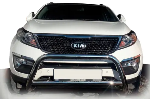 Кенгурятник WT005 (нерж.) для Kia Sorento II XM 2009-2014 рр — Kia Sorento II XM 2009-2014 гг. DianaParts
