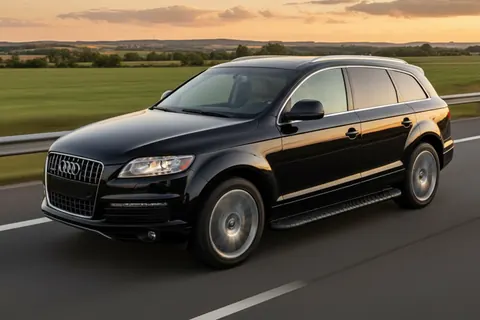 Бокові пороги Bosphorus Black (2 шт., Алюміній) для Ауди Q7 2005-2015 рр — Audi Q7 2005-2015 гг. DianaParts