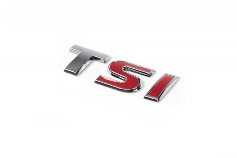 Напис TSI (косою шрифт) T - хром, SI - червона для Volkswagen Tiguan 2007-2016 рр — Volkswagen Tiguan 2007-2016 гг. DianaParts