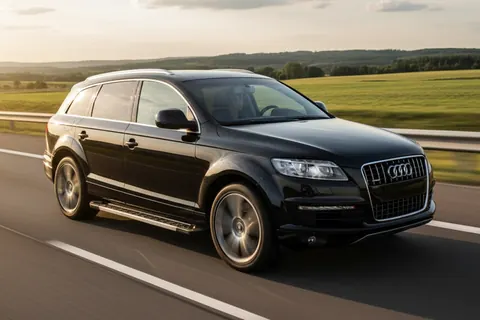 Бокові пороги RedLine V1 (2 шт., Алюміній) для Ауди Q7 2005-2015 рр — Audi Q7 2005-2015 гг. DianaParts