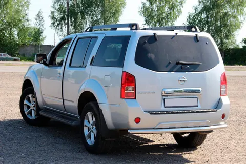 Задня дуга AK002 (нерж) для Nissan Pathfinder R51 2005-2014 рр — Nissan Pathfinder R51 2005-2014 гг. DianaParts
