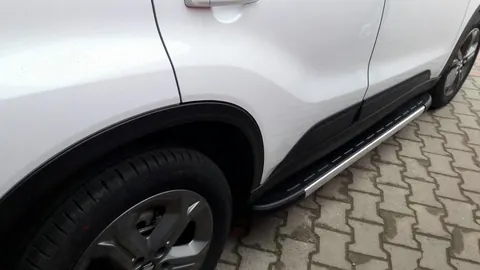 Бокові пороги Duru (2 шт., Алюміній) для Suzuki Vitara 2015- рр — Suzuki Vitara 2015- гг. DianaParts