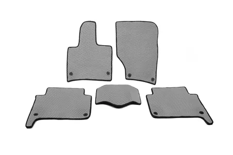 Килимки EVA (сірі) 2 ряди (5 килимків) для Ауди Q7 2005-2015 рр — Audi Q7 2005-2015 гг. DianaParts