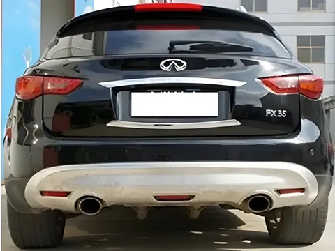 Задня накладка Libao (пластик) для Infiniti QX70 2013-2019 рр — Infiniti QX70 2013-2019 гг. DianaParts
