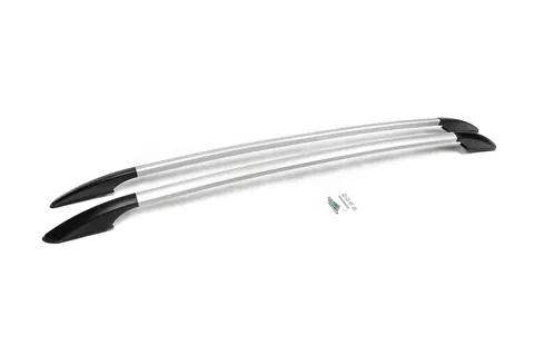 Рейлінги OmsaLine Solid (2 шт, сірі) для Ford Kuga/Escape 2013-2019 рр — Ford Kuga/Escape 2013-2019 гг. DianaParts