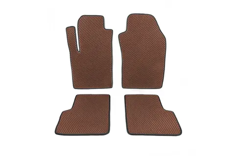 Килимки EVA (Для 500, Коричневий) для Fiat 500/500L 2013-2022 рр — Fiat 500/500L 2013-2022 гг. DianaParts