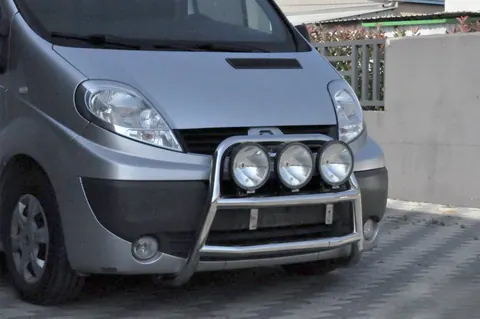Кенгурятник WT018 (нерж.) для Renault Trafic 2001-2015 рр — Renault Trafic 2001–2015 гг. DianaParts