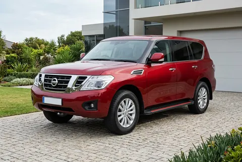 Бокові пороги Maya Red (2 шт., Алюміній) для Nissan Armada 2016-2024 рр — Nissan Armada 2016-2024 гг. DianaParts