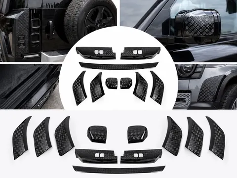 Комплект накладок по кузову для Land Rover Defender 2019- рр — Land Rover Defender 2019- гг. DianaParts
