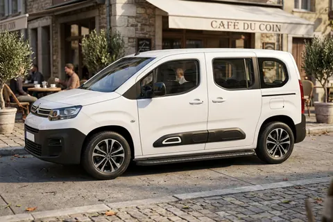 Бокові пороги Bosphorus Black (2 шт., алюміній) Коротка база для Citroen Berlingo/Multispace 2018- рр — Citroen Berlingo/Multispace 2018- гг. DianaParts