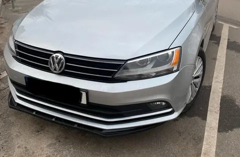Накладка на передний бампер Lip (2010-2018, чорний глянець) для Volkswagen Jetta рр — Volkswagen Jetta 2011-2018 гг. DianaParts