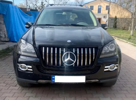 Передня решітка GT Panamericana (для GL550 USA) для Mercedes GL сlass X164 2006-2012 рр — Mercedes GL сlass X164 2006-2012 гг. DianaParts