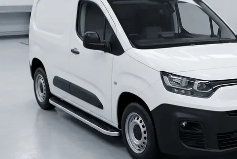 Бокові пороги Tayga Grey (2 шт., Алюміній) Довга база для Peugeot Partner/Rifter 2019- рр — Peugeot Partner/Rifter 2019- гг. DianaParts