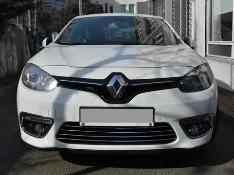 Накладки на решітку бампера (2013-2026, нерж) Carmos - Турецька сталь для Renault Fluence рр — Renault Fluence 2009-2016 гг. DianaParts
