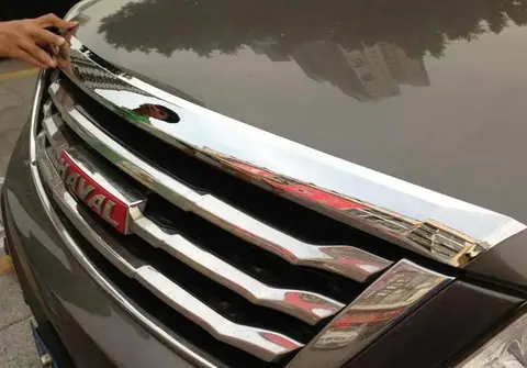 Накладка на капот Libao (пластик) для GreatWall Haval H6 2011- рр — GreatWall Haval H6 2011- гг. DianaParts