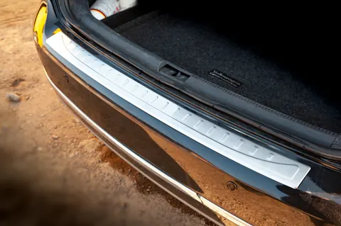 Накладка на задній бампер OmsaLine МАТ (Sedan, нерж) для Volkswagen Passat B7 2012-2015 рр — Volkswagen Passat B7 2012-2015 гг. DianaParts