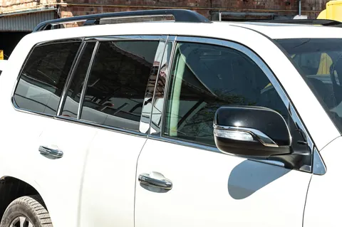 Повна окантовка вікон і на стійки (нерж) для Lexus LX570/450d 2008-2022 рр — Lexus LX570/450d 2008-2022 гг. DianaParts