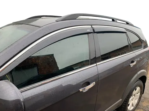 Вітровики з хромованим молдингом (4 шт, Niken) для Chevrolet Captiva 2006-2019 рр — Chevrolet Captiva 2006-2019 гг. DianaParts