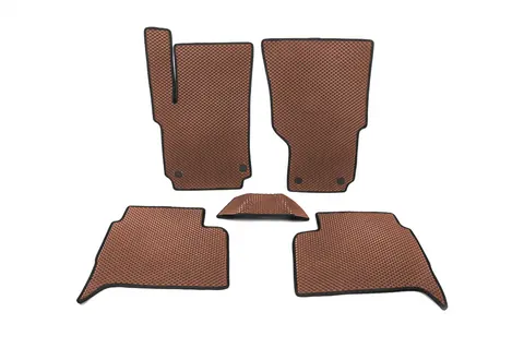 Килимки EVA (Коричневий) для Volkswagen Amarok 2010-2022 рр — Volkswagen Amarok 2010-2022 гг. DianaParts