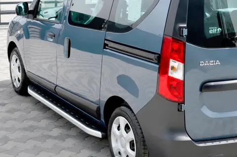 Бокові пороги Fullmond (2 шт., Алюміній) для Renault Dokker 2013-2022 рр — Renault Dokker 2013-2022 гг. DianaParts