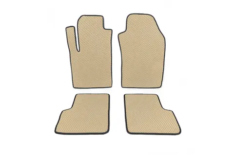Килимки EVA (Для 500, Бежевий) для Fiat 500/500L 2013-2022 рр — Fiat 500/500L 2013-2022 гг. DianaParts