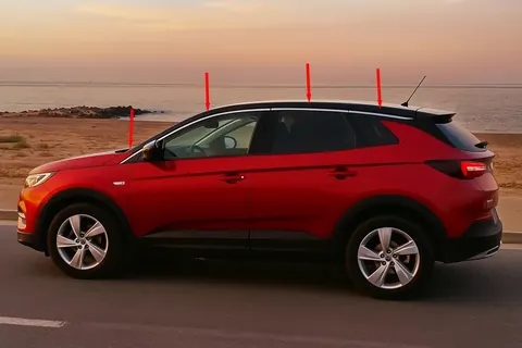 Верхні молдинги стекол (8 шт, нерж) для Opel Grandland X 2017- рр — Opel Grandland X 2017- гг. DianaParts