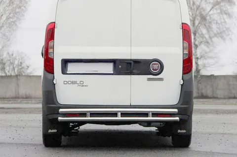 Задня дуга AK002/1-Подвійний (нерж.) для Fiat Doblo II 2010-2022 рр — Fiat Doblo II 2010-2022 гг. DianaParts