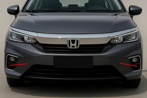 Окантовка протитуманок SD (2 шт, нерж) для Honda City 2021- рр — Honda City 2021- гг. DianaParts