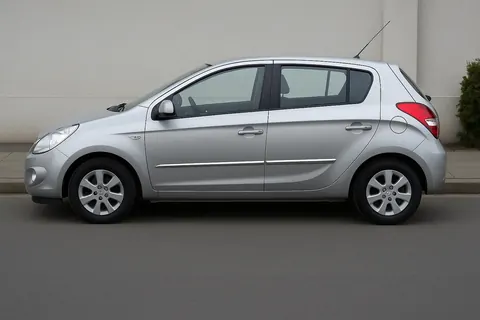 Молдинг дверний (4 шт, нерж) для Hyundai I-20 2008-2012 рр — Hyundai I-20 2008-2012 гг. DianaParts