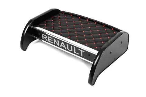 Полиця на панель (Чорна з червоною ниткою) для Renault Kangoo 2008-2020 рр — Renault Kangoo 2008–2020 гг. DianaParts