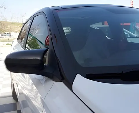Накладки на дзеркала BMW-Style (2 шт) для Hyundai I-20 2014-2020 рр — Hyundai I-20 2014-2020 гг. DianaParts
