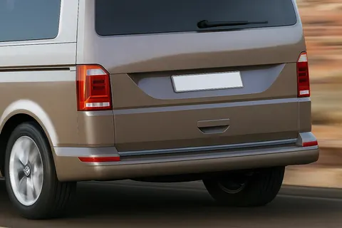 Кромка багажника (чорний хром) для Volkswagen T6 2015-2024 рр — Volkswagen T6 2015-2024 гг. DianaParts