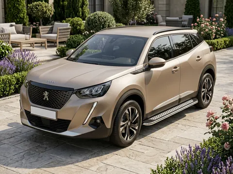 Бокові пороги Maydos V2 (2 шт., Алюміній) для Peugeot 2008 2019- рр — Peugeot 2008 2019- гг. DianaParts