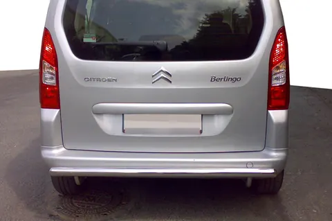 Задній захист (нерж.) 51 мм для Citroen Berlingo 2008-2018 рр — Citroen Berlingo 2008-2018 гг. DianaParts