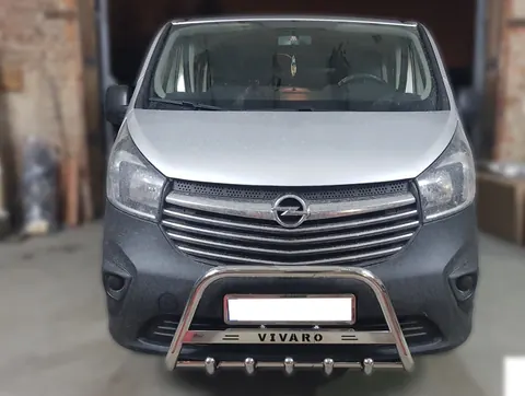 Кенгурятник WT003-4 (нерж.) Без напису для Opel Vivaro 2015-2019 рр — Opel Vivaro 2015-2019 гг. DianaParts