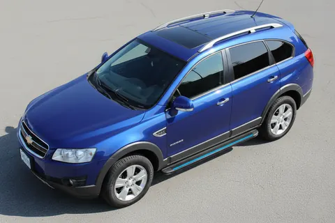 Бокові пороги Maya Blue (2 шт., Алюміній) 2006-2015 для Chevrolet Captiva рр — Chevrolet Captiva 2006-2019 гг. DianaParts