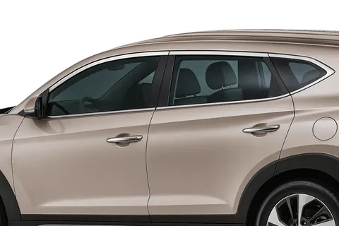 Верхня окантовка вікон (10 шт, нерж) для Hyundai Tucson TL 2016-2021 рр — Hyundai Tucson TL 2016-2021 гг. DianaParts