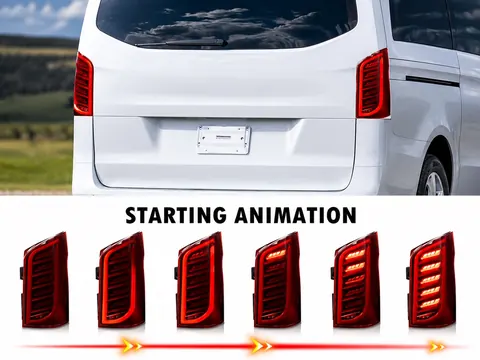 Задні ліхтарі Dragon (для Vito, 2 шт) для Mercedes Vito/V-class W447 2014- рр — Mercedes Vito/V-class W447 2014- гг. DianaParts