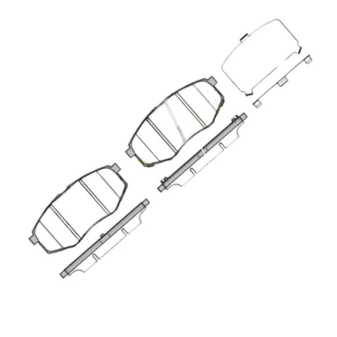 Колодки гальмівні Hyundai Tucson, iX20, iX35 (2004-) передні ROADHOUSE — Гальмівна система DianaParts