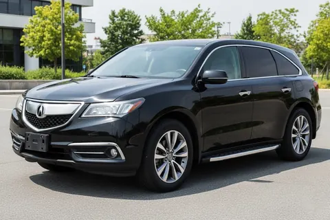 Бокові пороги BlackLine (2 шт., Алюміній) для Acura MDX 2013-2020 рр — Acura MDX 2013-2020 гг. DianaParts