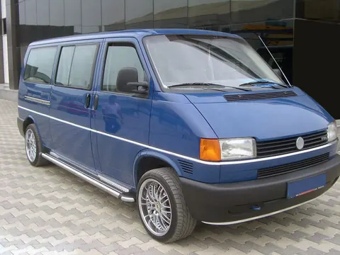 Бокові пороги KB002 d60мм (2 шт., нерж) для Volkswagen T4 Caravelle/Multivan 1990-2003 рр — Volkswagen T4 Caravelle/Multivan 1990–2003 гг. DianaParts