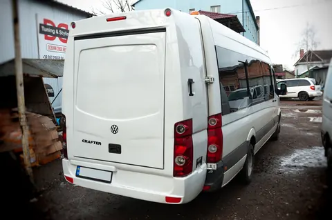 Навісний багажник (під фарбування) для Volkswagen Crafter 2006-2016 рр — Volkswagen Crafter 2006-2016 гг. DianaParts