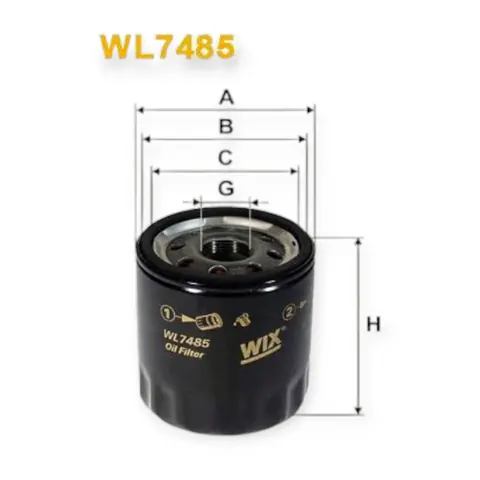 Фільтр масляний Suzuki Grant Vitara 3.2i 09- WIX FILTERS