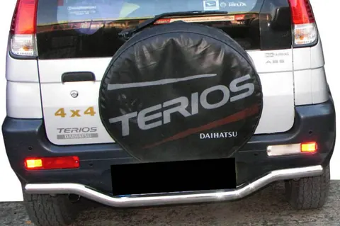 Задня дуга AK007 (нерж.) для Daihatsu Terios 2003-2005 рр — Daihatsu Terios 2003-2005 гг. DianaParts