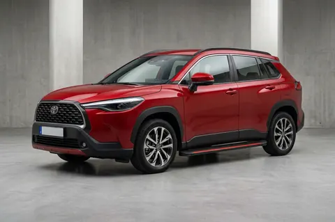 Бокові пороги Maya Red (2 шт., Алюміній) для Toyota Corolla Cross 2020- рр — Toyota Corolla Cross 2020- гг. DianaParts